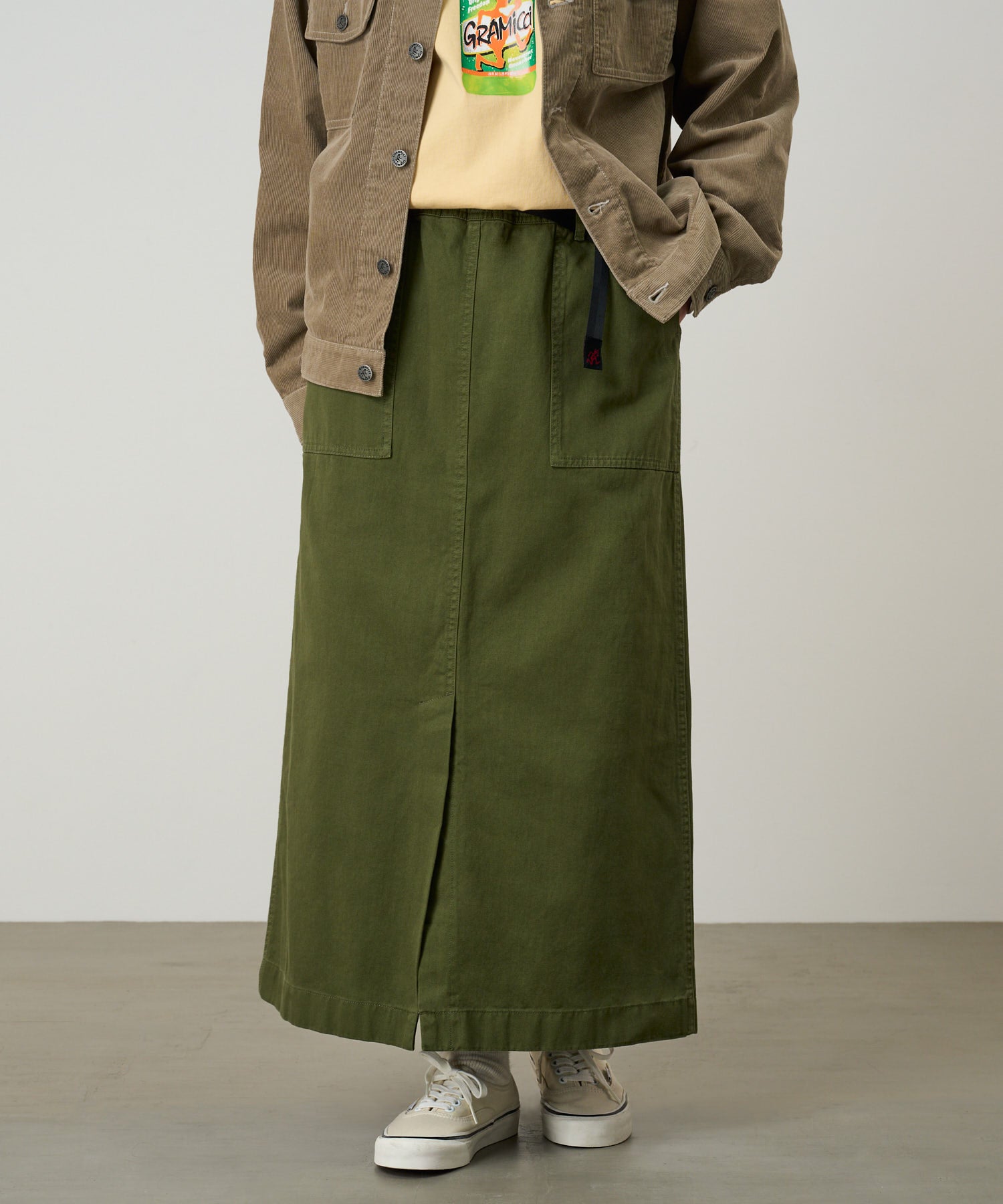Gramicci women's utility skirt Olive