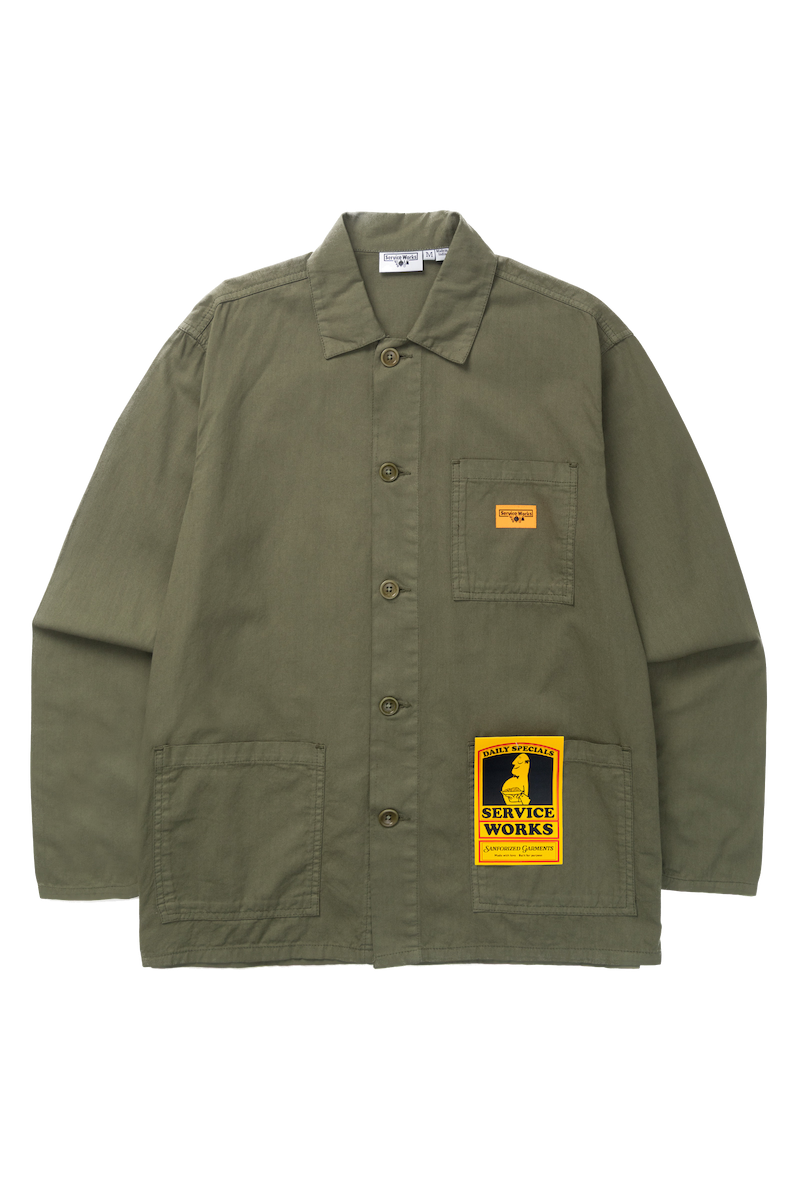 SW299-TwillChoreShirt-Olive-1-Background-Removed
