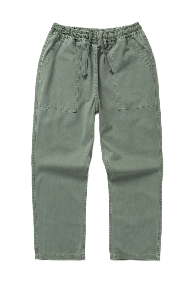 SW328-HerringboneChefPant-Olive-1-Background-Removed