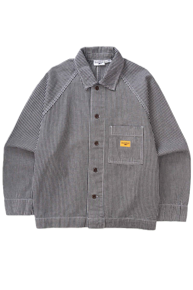 SW339-HouseGinghamFrontOfHouseJacket-Black-1-Background-Removed