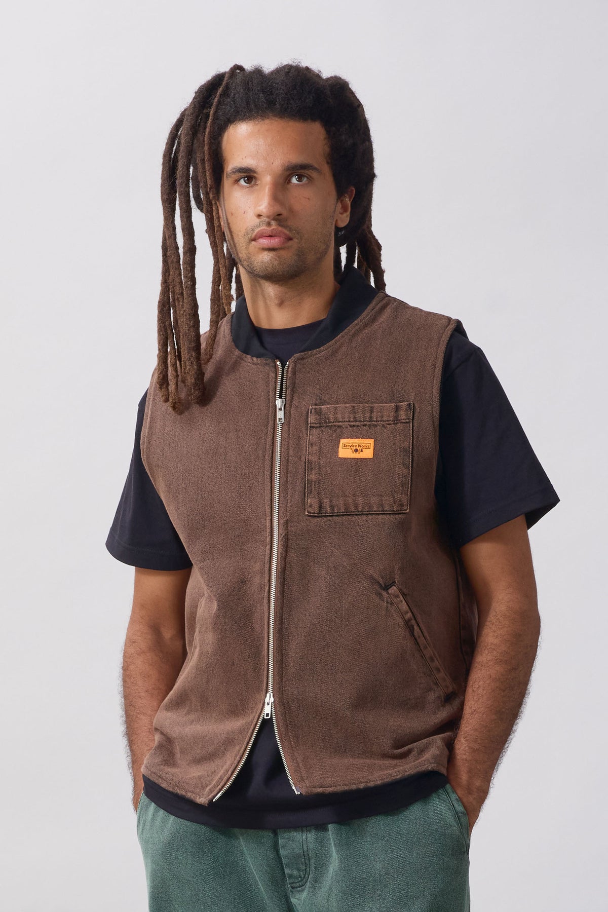 SW346-ODWorkVest-Umber-2-OnModel