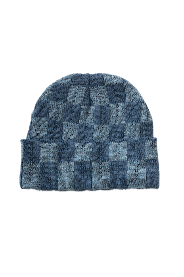 SW380-ChunkyCheckBeanie-Navy-1-Background-Removed