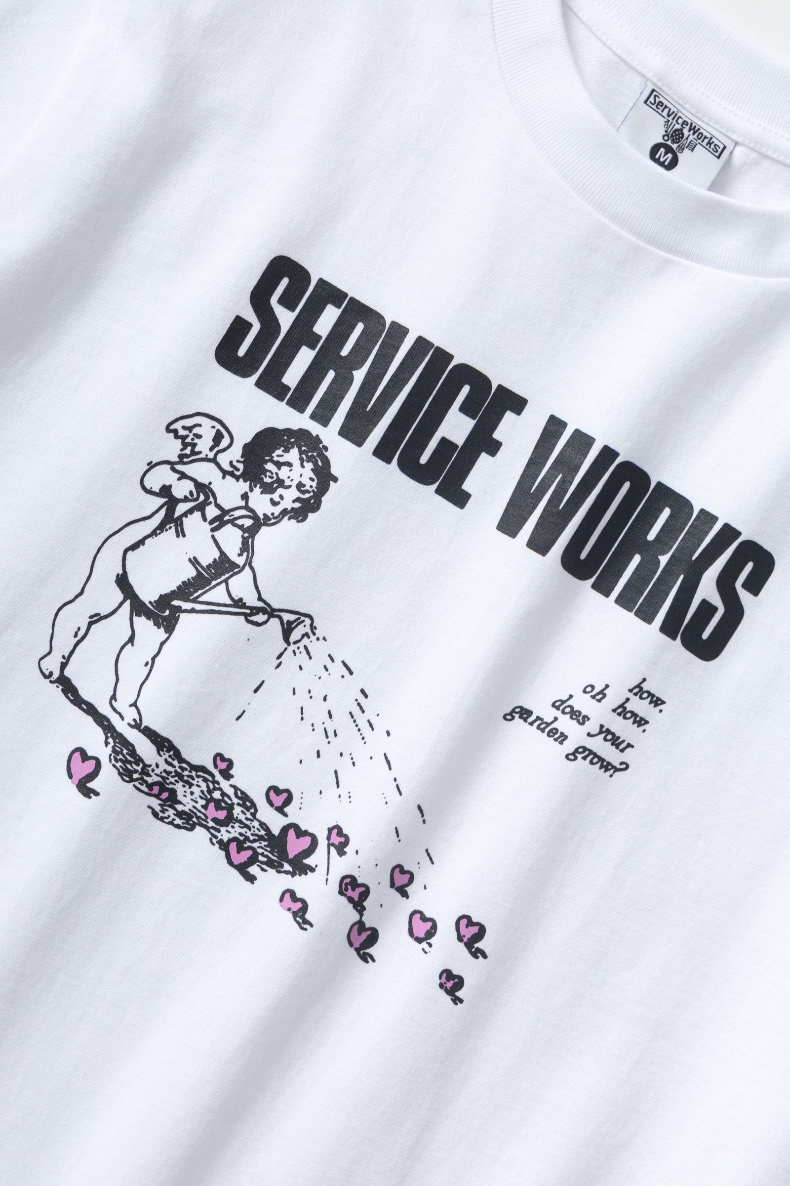 Garden Tee White by LE.SHOP – lifestyle shot