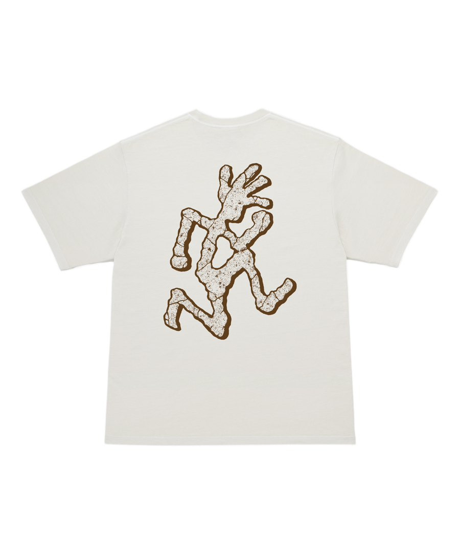 Gramicci Livin Tee Natural Pigment back view cotton t-shirt