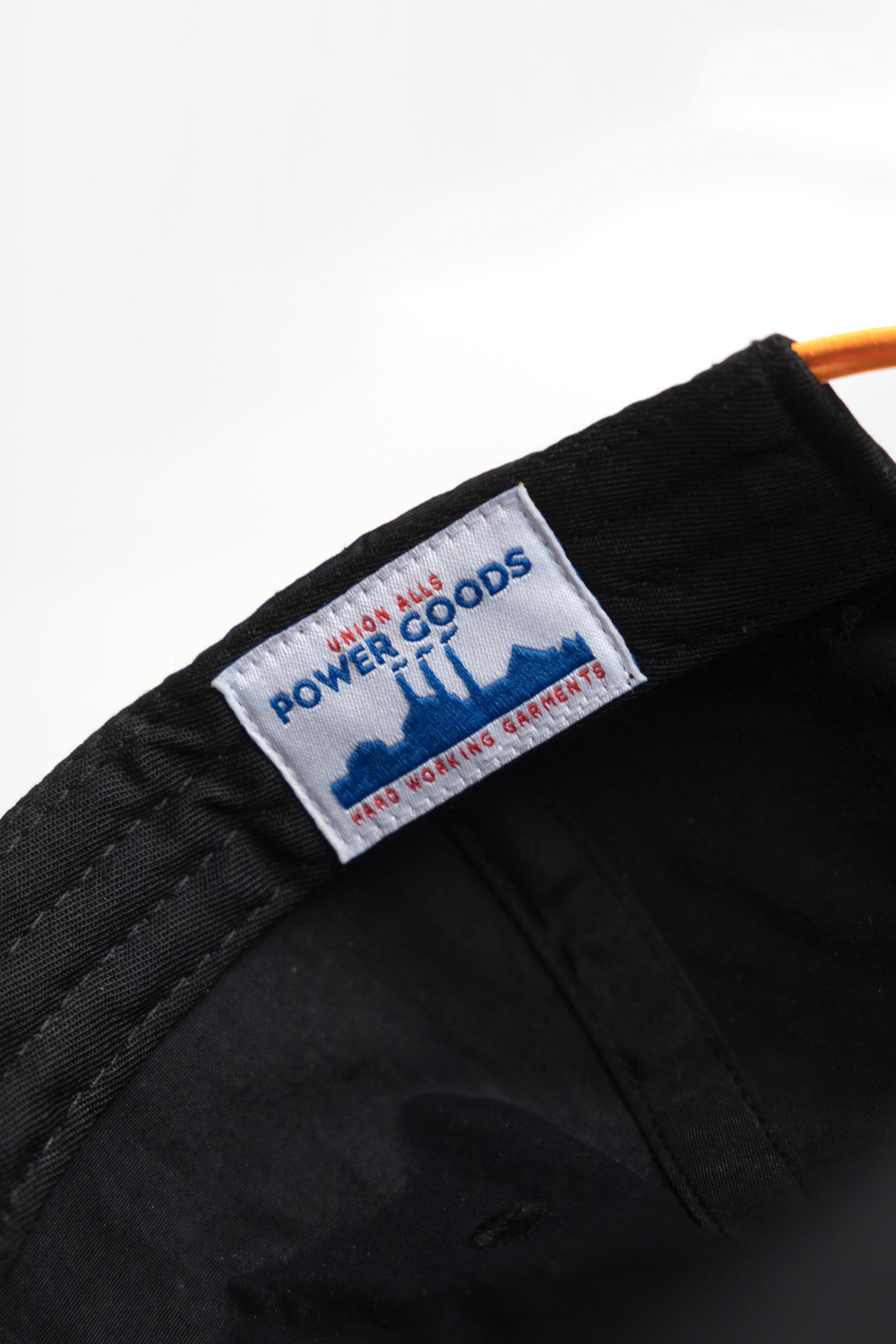 Black Home Comforts cap back view adjustable strap premium streetwear cotton cap urban fit