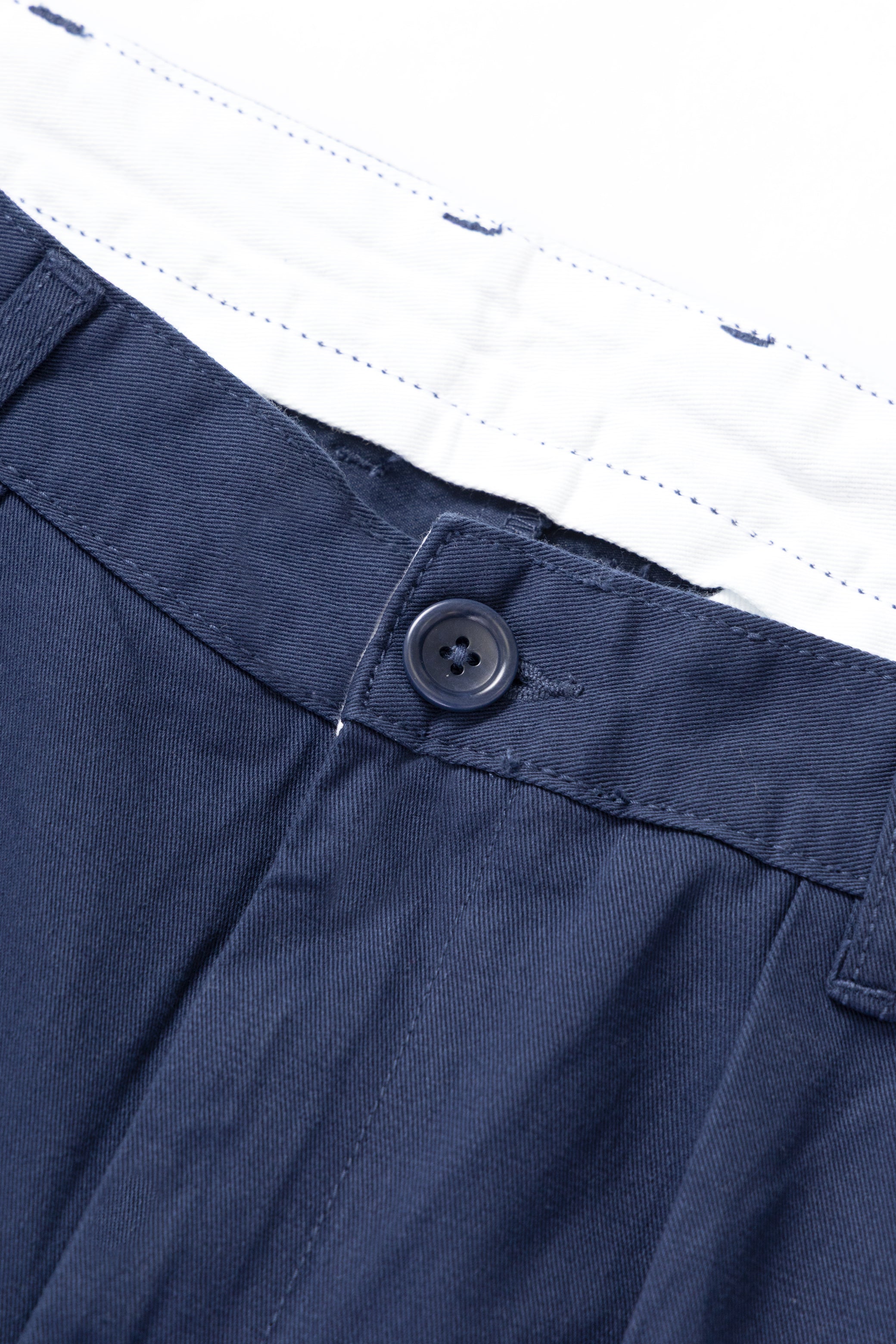 Back view of Service Works Drill Part Timer Pant in Navy featuring balloon fit silhouette and clean functional rear pockets.