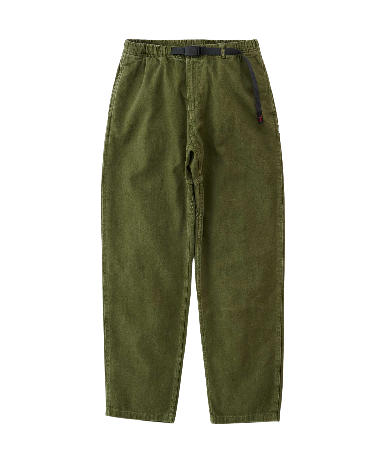 Gramicci Hemp Pant Hemp Olive relaxed fit hemp twill pants front view