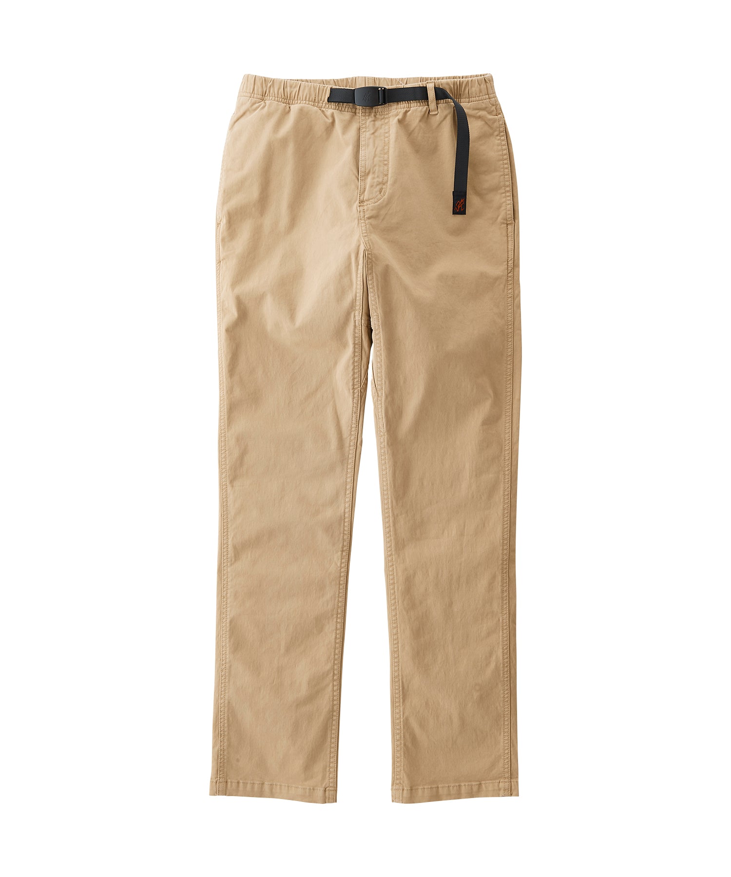 Gramicci NN-Pant Cropped Chino in beige with stretch twill fabric and elastic waistband