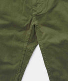 Gramicci NN-Pant Cropped Olive showing cropped hem and tapered fit