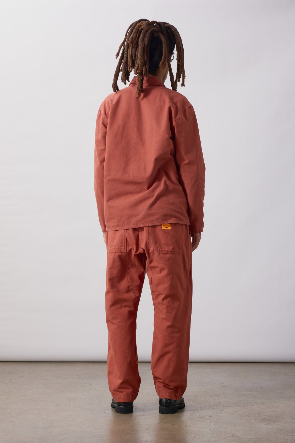 SW001-ClassicChefPants-Copper-3-OnModel