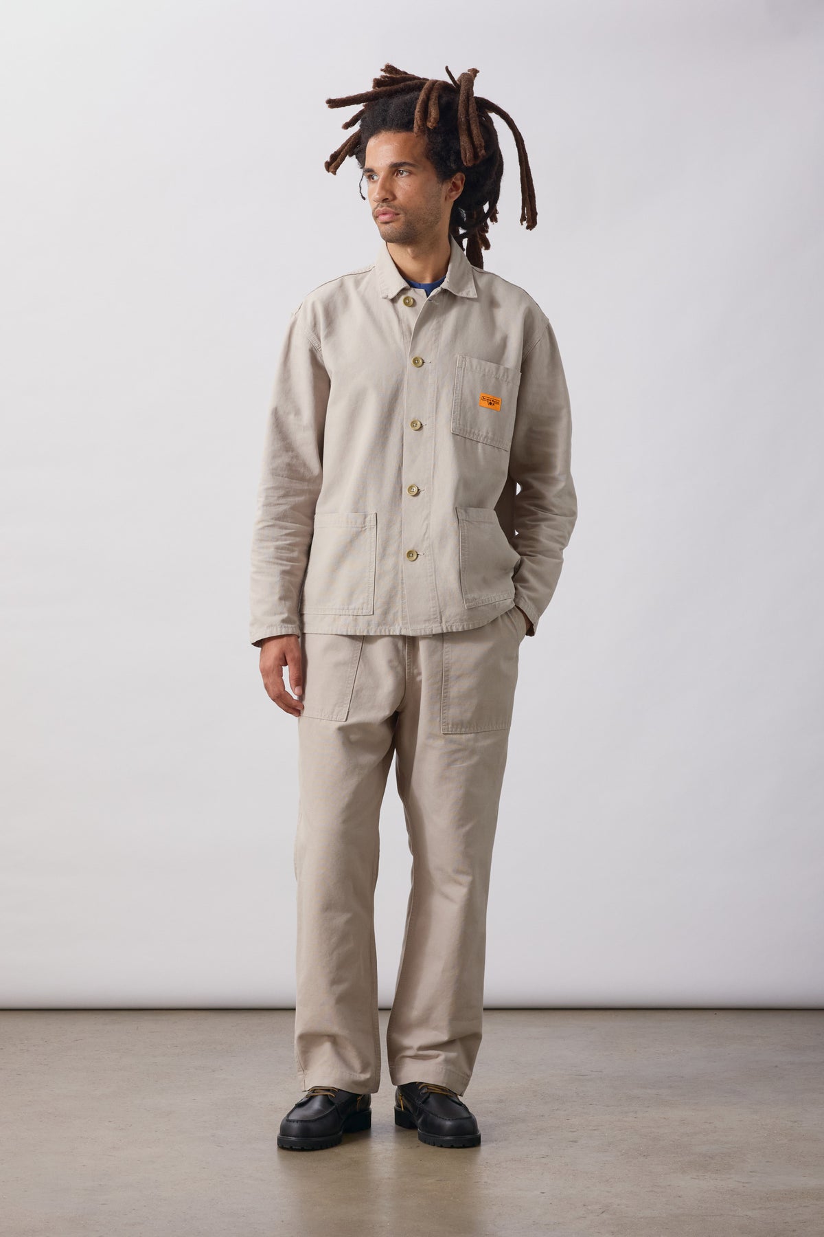 SW009-ClassicChoreShirt-Stone-2-OnModel