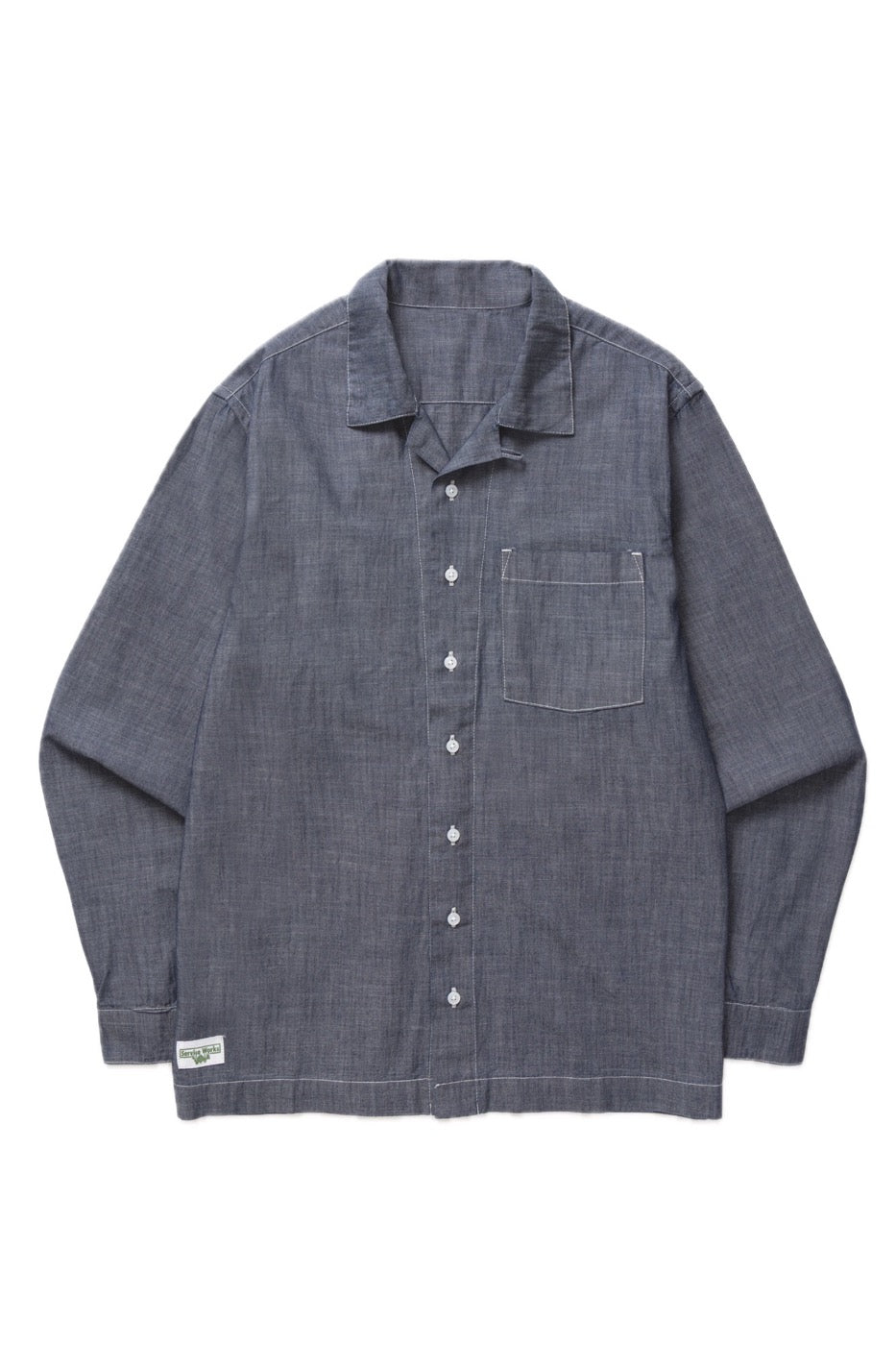 SW203-ChambrayResortShirt-DarkBlue-01-Background-Removed