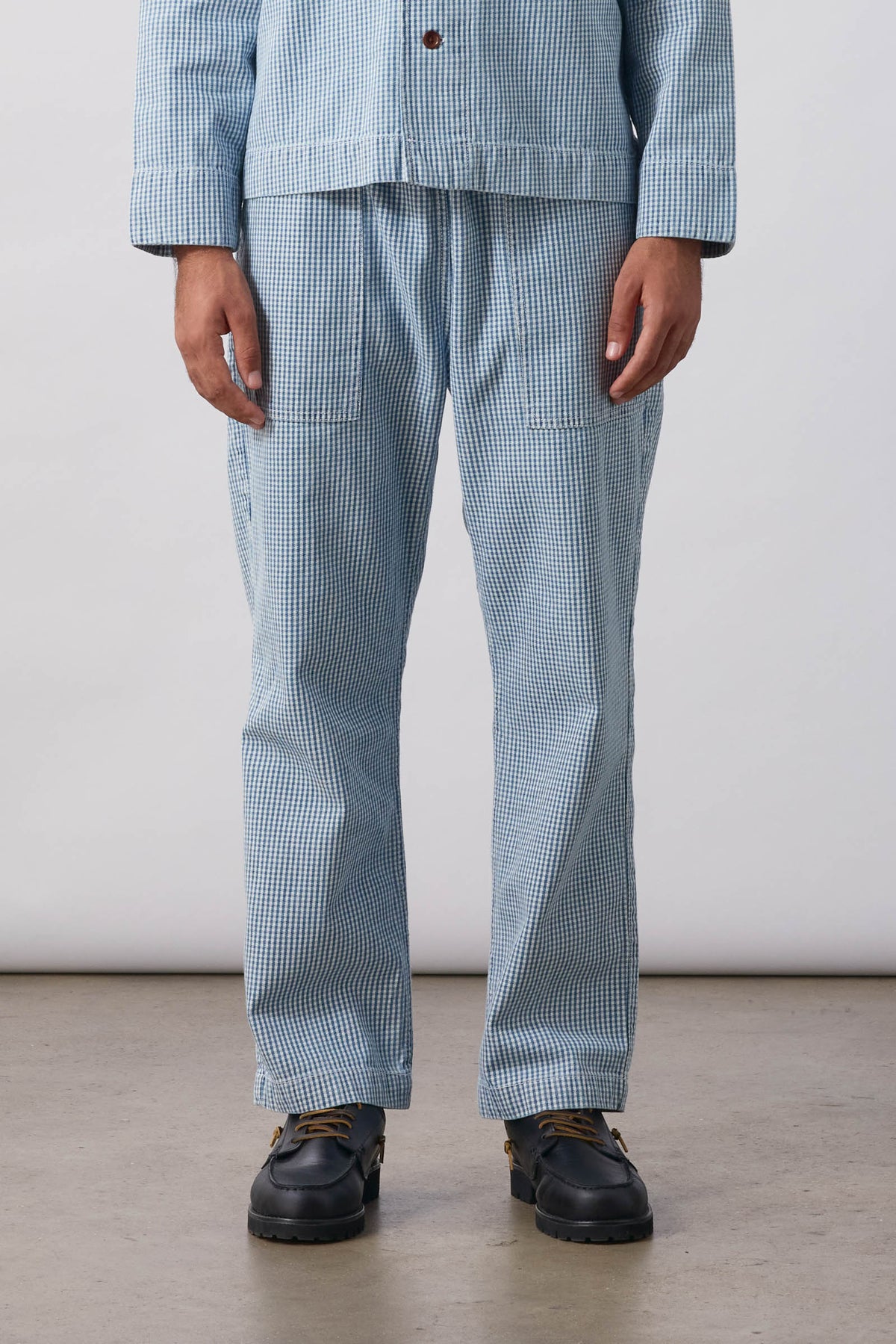 SW329-HouseGinghamChefPants-Blue-1-OnModel