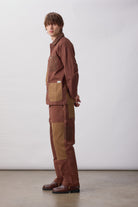 SW330-PatchworkUtilityChefPants-Brown-3-OnModel
