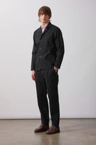 SW342-TwillServerSuit-Black-2-OnModel