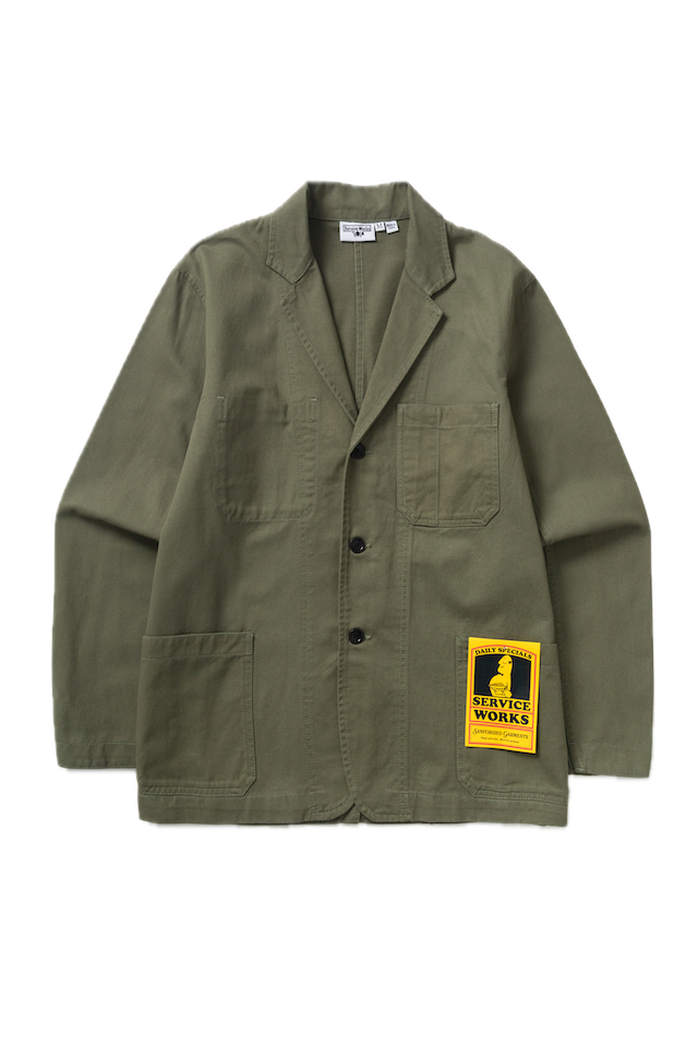 SW342-TwillServerSuitJacket-Olive-1-Background-Removed