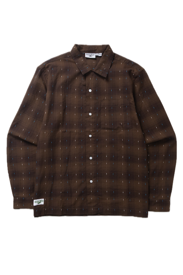 SW356-DragStitchResortShirt-Brown-1-Background-Removed