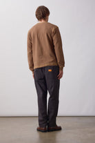 SW365-WaffleContrastThermalLSTee-BrownYellow-4-OnModel