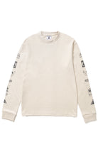 Natural cotton bootleg long sleeve tee modern streetwear front view breathable fit