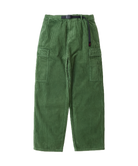 Pine Green Brockton corduroy cargo pants with relaxed silhouette, wide-wale cotton corduroy and utility pocket design