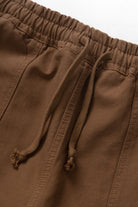 Bark chef pants back view in cotton canvas with relaxed fit