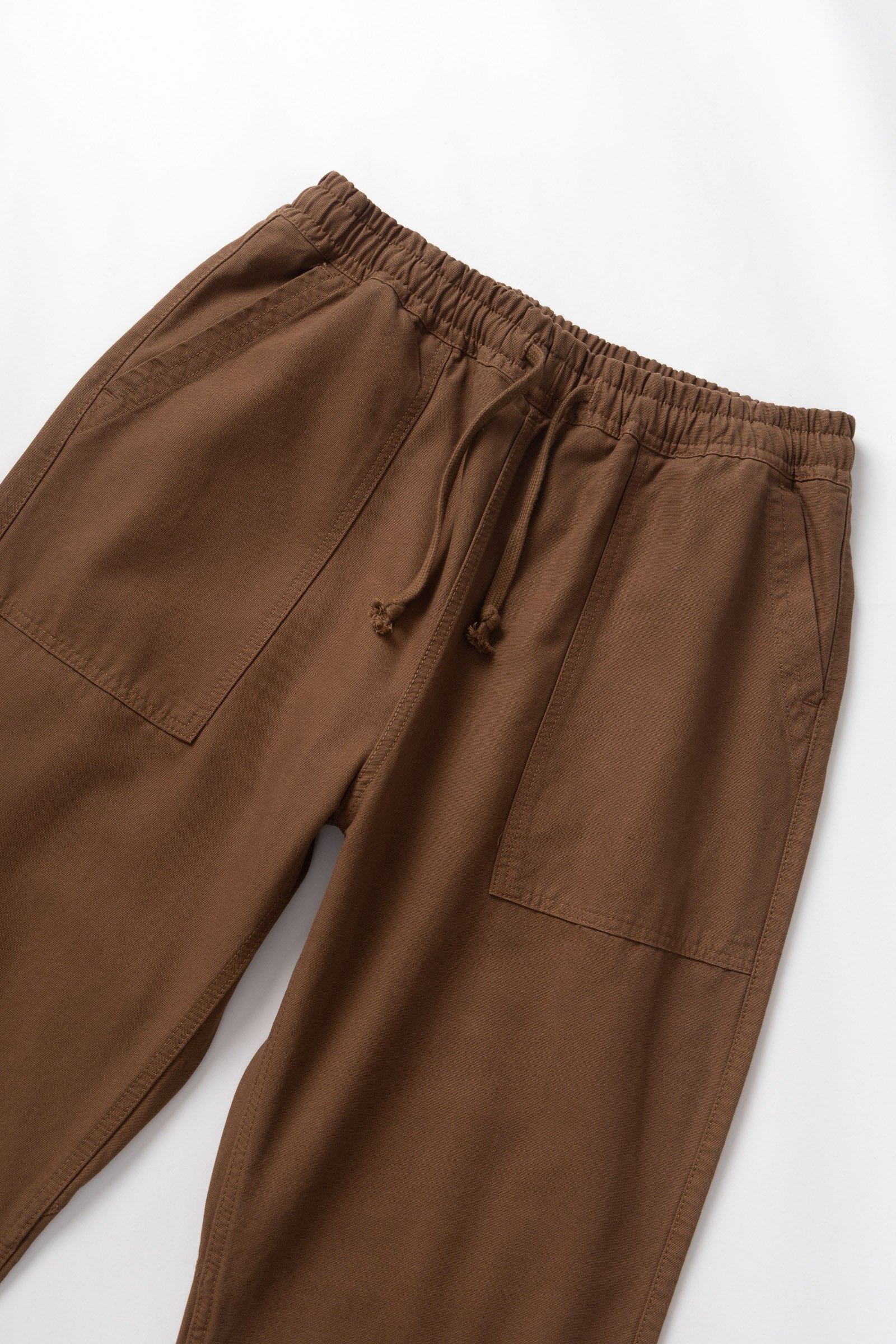 Bark chef pants side view in cotton canvas with relaxed fit