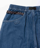 Cargo pocket detail of Denim EQT Pant in Light Wash