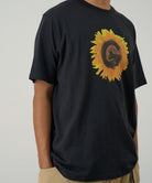 G-Flower Tee in Vintage Black styled on model at LE.SHOP