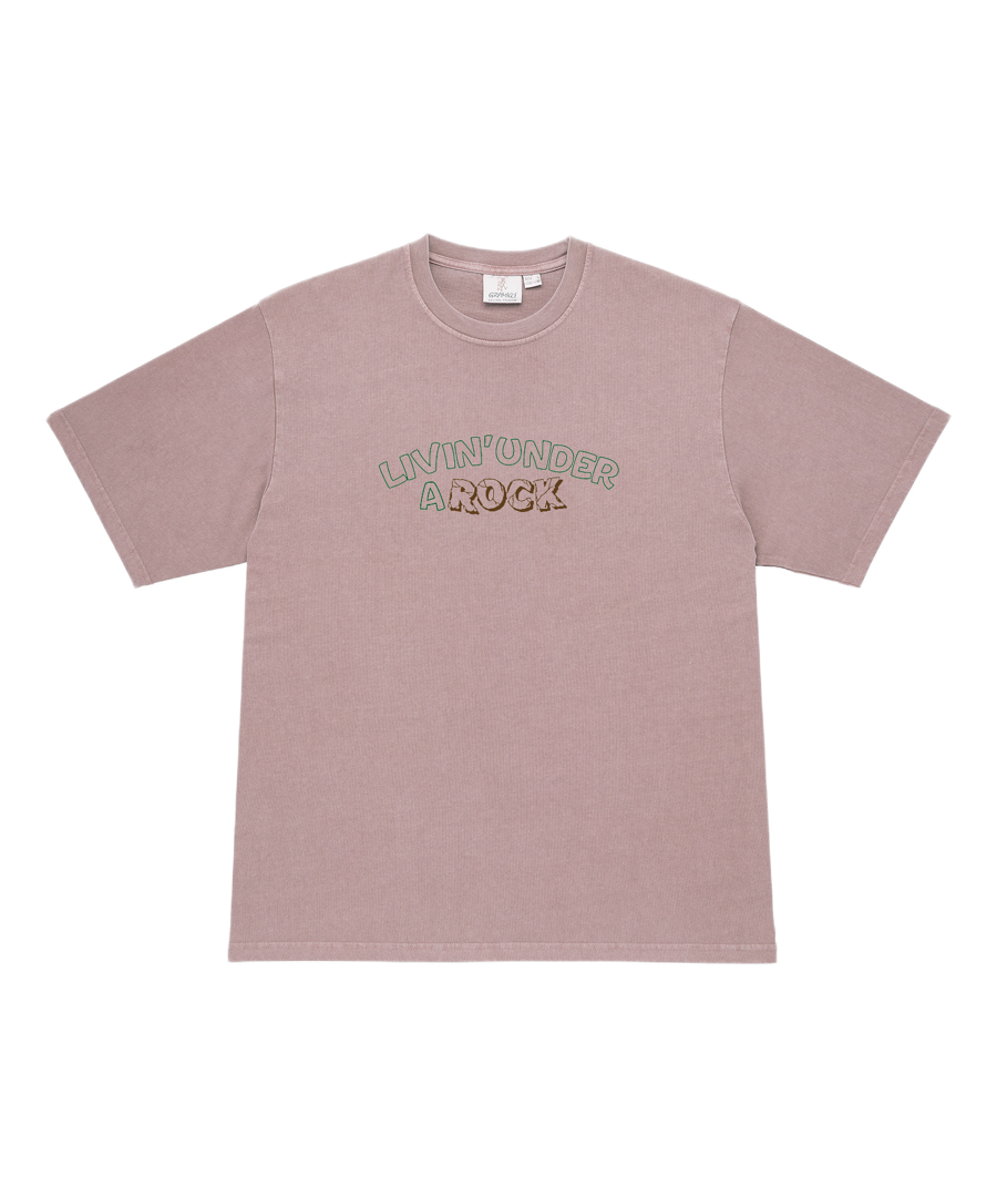 Gramicci Livin Tee Lilac Pigment premium cotton t-shirt Australia