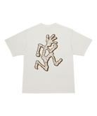 Gramicci Livin Tee Natural Pigment back view cotton t-shirt