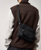 Gramicci Multi Side Bag Black made from recycled 320D CORDURA fabric