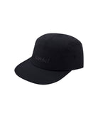 Gramicci Nylon Cap Black made from recycled quick-dry nylon with five-panel design, drawcord adjuster and lightweight everyday comfort.