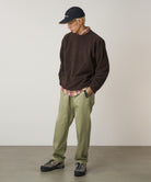 LE.SHOP Gramicci Pant Cactus Pigment everyday cotton twill trousers styled look