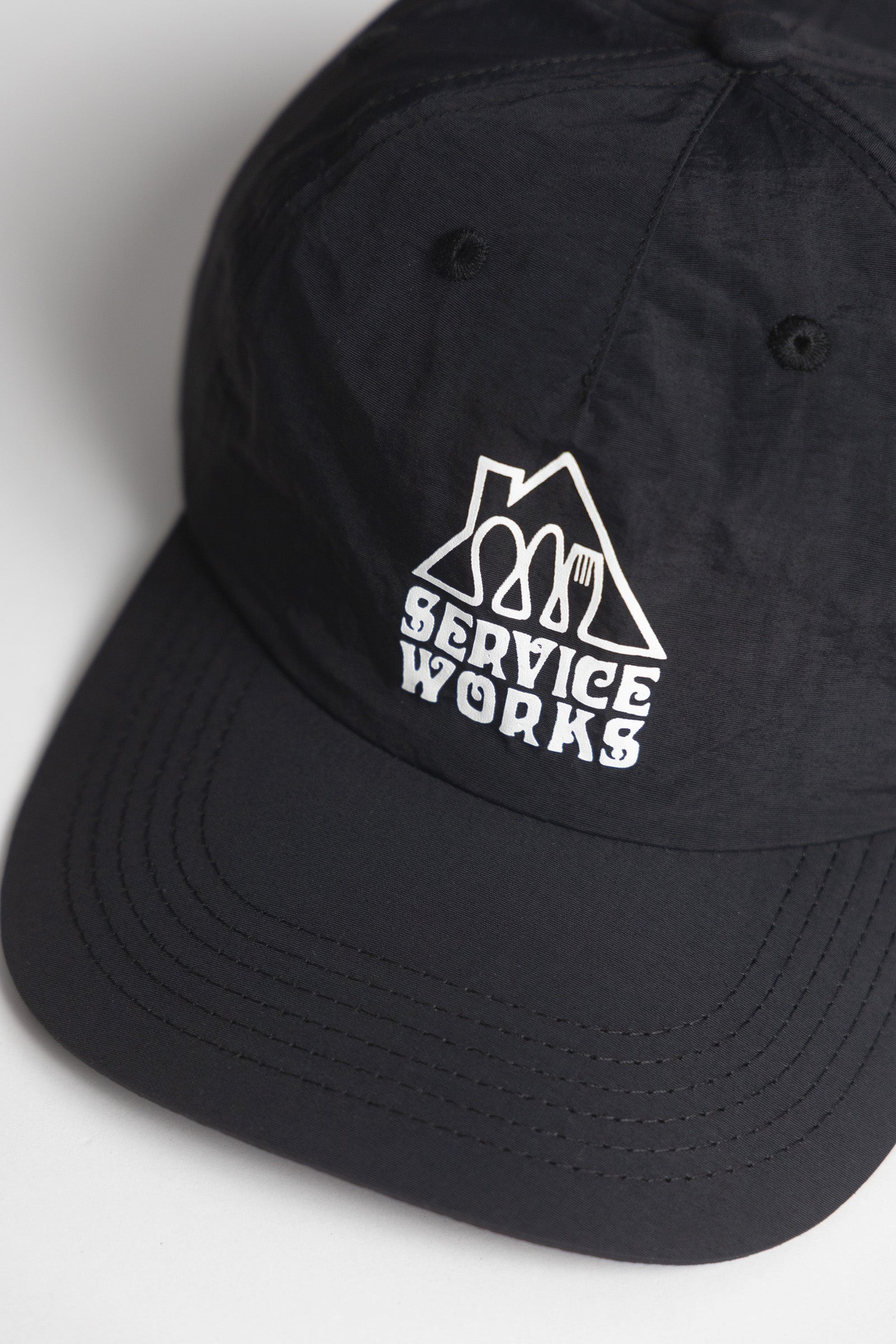 Black Home Comforts cap side view premium streetwear cotton cap urban fit