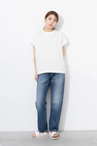 On-body view of Ordinary Fits relaxed fit Type Loose jeans in Used wash