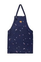 Royal paisley apron premium workwear apron for chefs baristas and creatives front view durable design