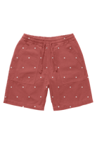 Clay color chef shorts featuring organic cotton fabric, relaxed fit and multiple utility pockets designed for everyday comfort and streetwear style