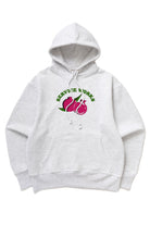 Ash grey oversized Radish hoodie premium cotton streetwear front view