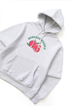 Ash grey Radish oversized hoodie side view premium cotton streetwear fit