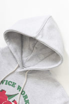 Ash grey Radish oversized hoodie lifestyle wear streetwear outfit view