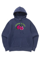 Radish Hoodie Navy by LE.SHOP – front view product image