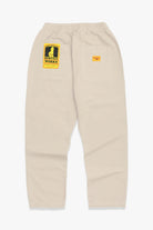 White Oak Service Works poplin chef pants with woven label detail
