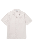 White Service Works resort shirt relaxed fit embroidered summer shirt