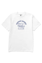 White cotton Soup For The Soul tee front view premium streetwear relaxed fit t-shirt