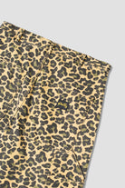 Stan Ray Big Job Short Leopard Camo full view showing oversized fit, durable cotton twill construction and multiple utility pockets for everyday wear.