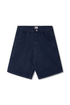 Stan Ray Big Job Short Navy Duck oversized painter shorts made from durable cotton twill with utility pockets and relaxed fit for everyday wear.
