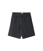 Stan Ray Wide 5 Short Charcoal Denim made from heavyweight 12oz cotton denim with a relaxed fit, button fly and classic back pockets.