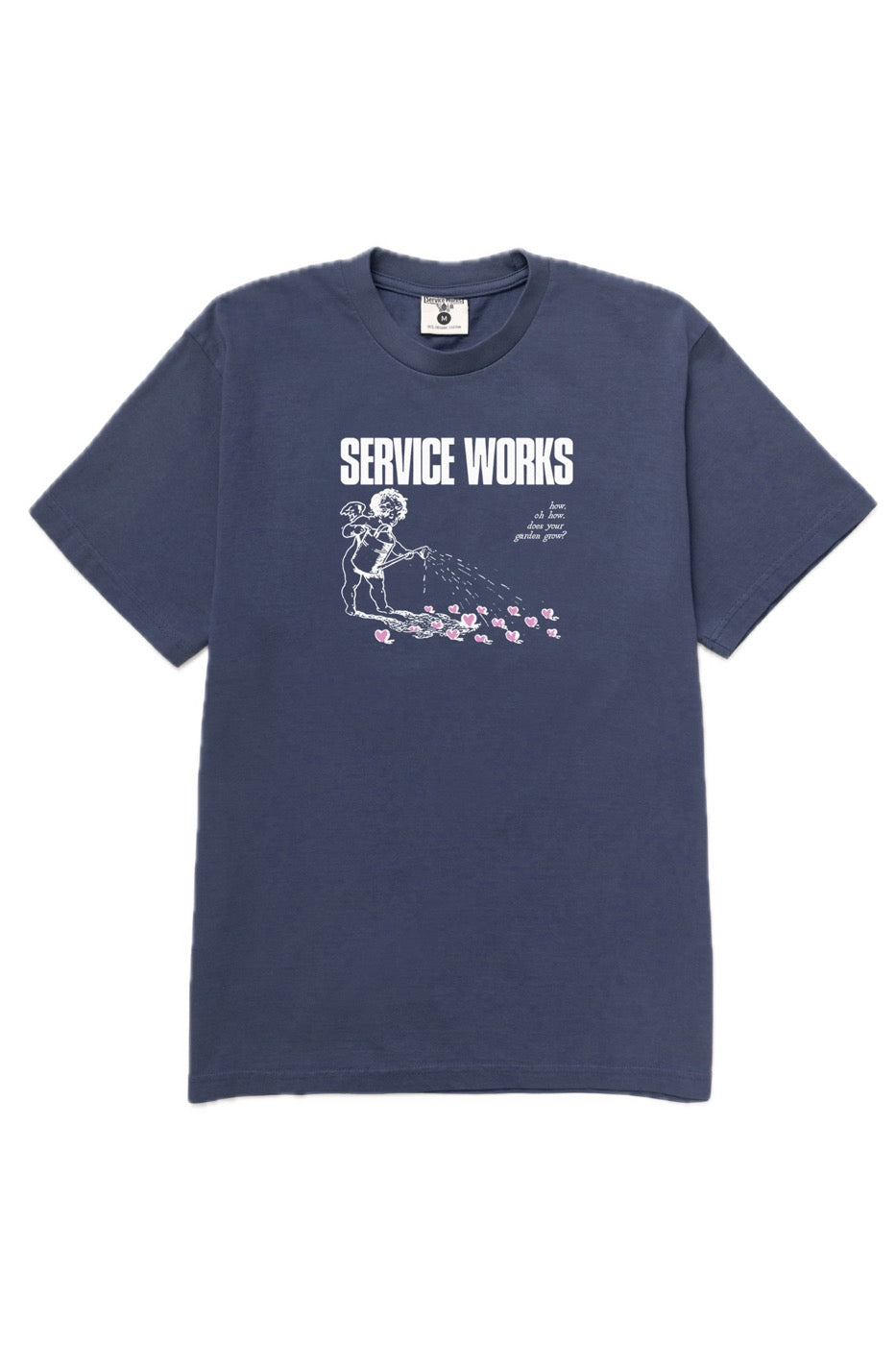 Garden Tee Navy premium cotton streetwear t shirt Australia