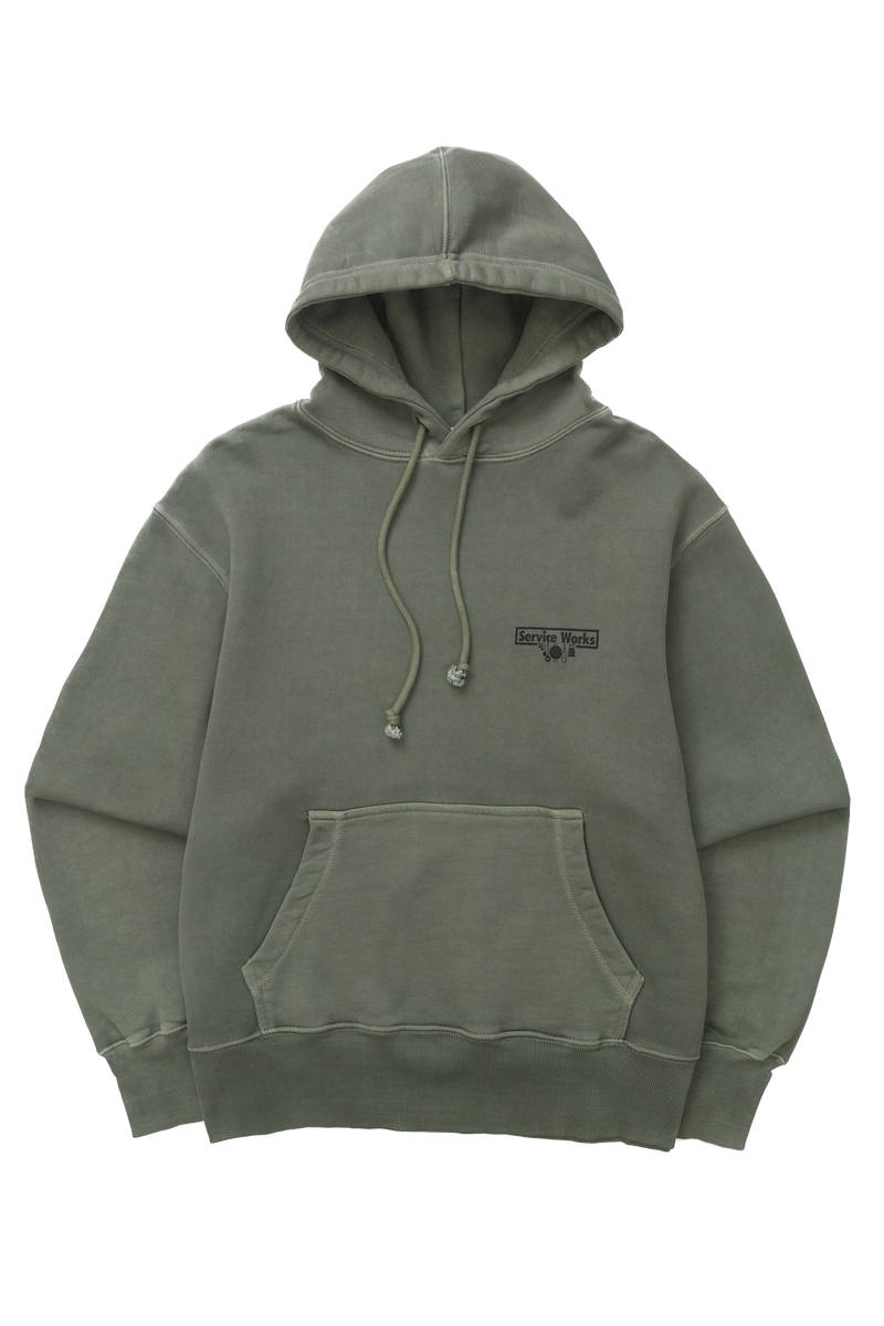 Loopback Trademark Hoodie Olive soft cotton streetwear hoodie for men Australia