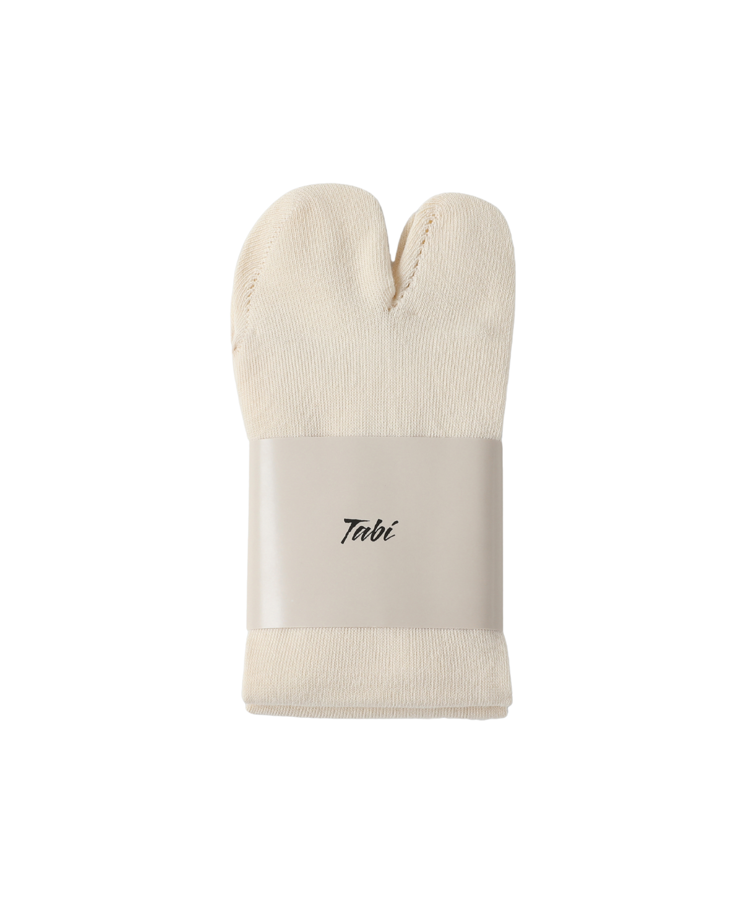 Tabi Socks Off White split-toe cotton blend socks with breathable stretch fabric designed for comfortable everyday wear.